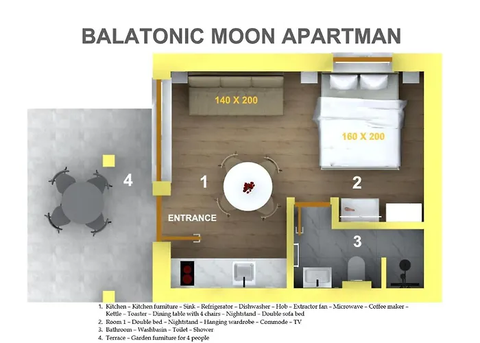 Apartament Balatonic Moon&sun